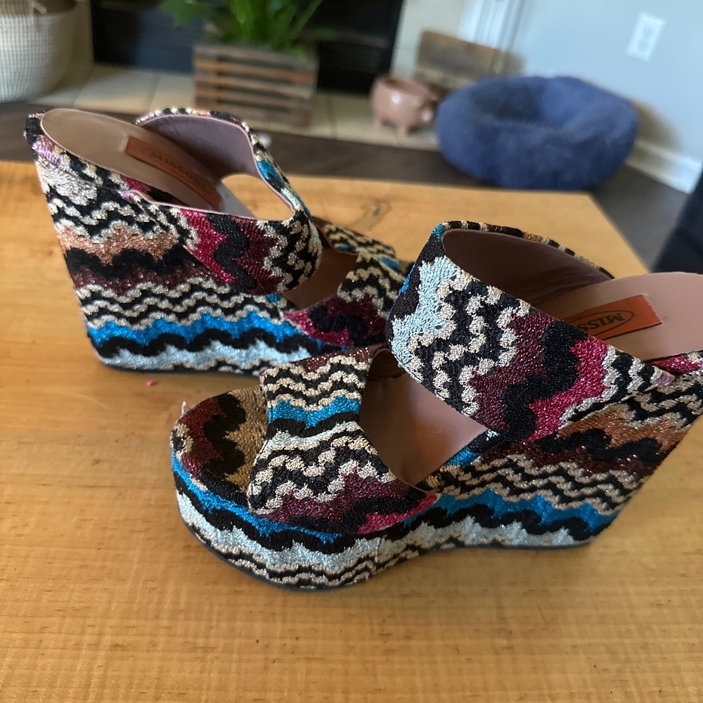 Missoni wedges